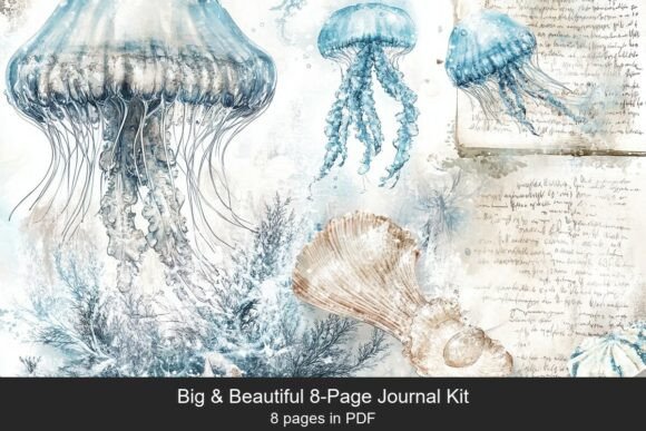 Download Ocean Jellyfish Journal Kit - Premium Resources
