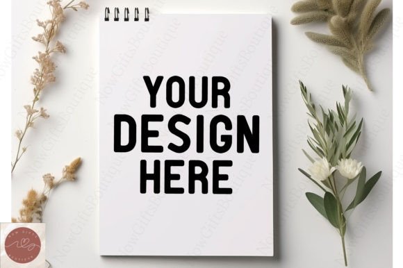 Download Stationery Flat Lay Notepad Mockup 8 - Notepad mockup Collection