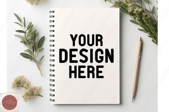 Download Stationery Flat Lay Notepad Mockup 6 - Notepad mockup Collection